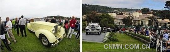 2011年加州圓石灘汽車巡展”(Concour de Elegance at Pebble Beach, CA)活動現(xiàn)場照片。
