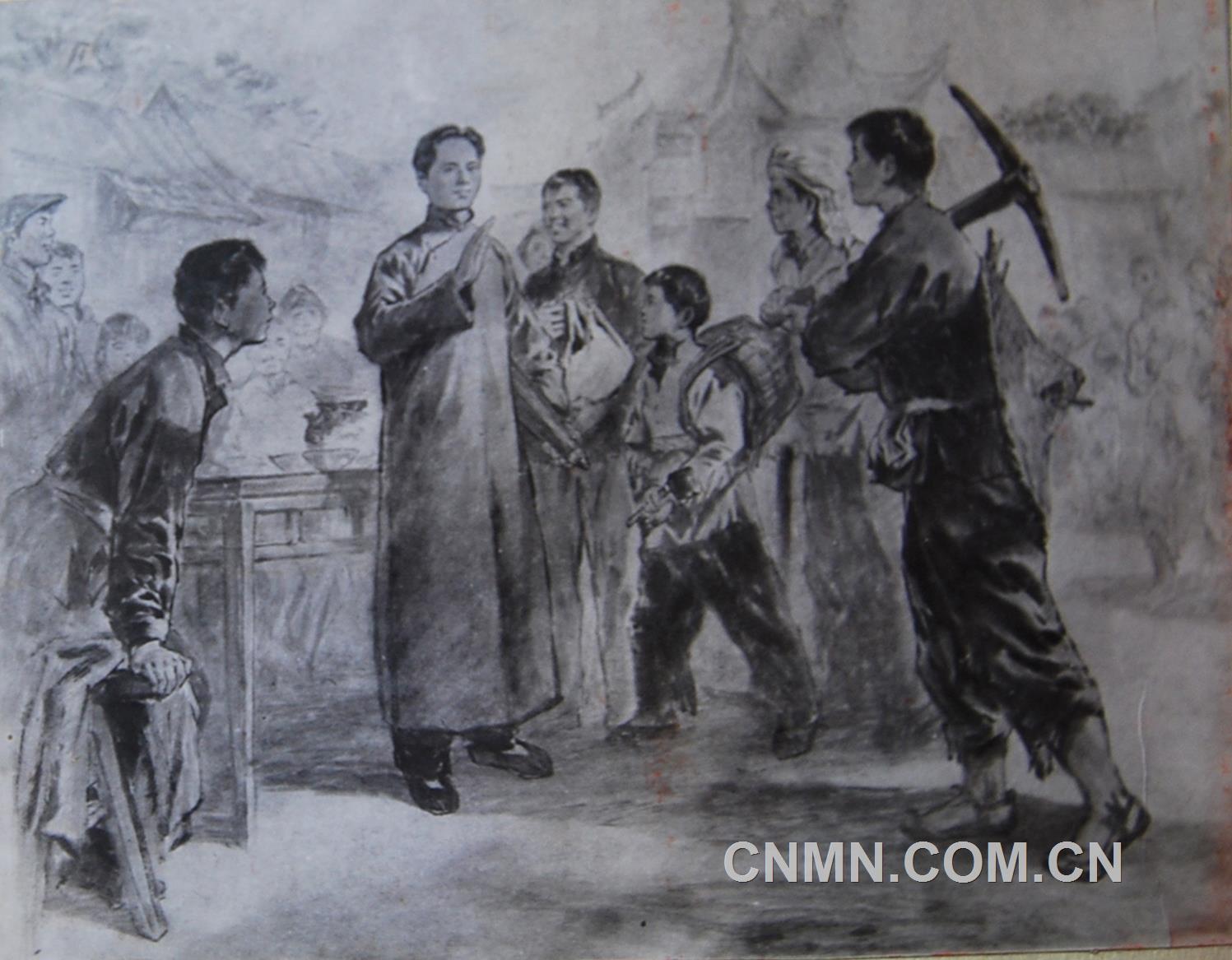 1922年4月，毛澤東親臨水口山工人，點燃了革命烽火